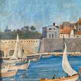 Fishing port in the Mediterranean