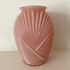 Vase drapé années 80 Anchor Hocking