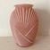 Vase drapé années 80 Anchor Hocking