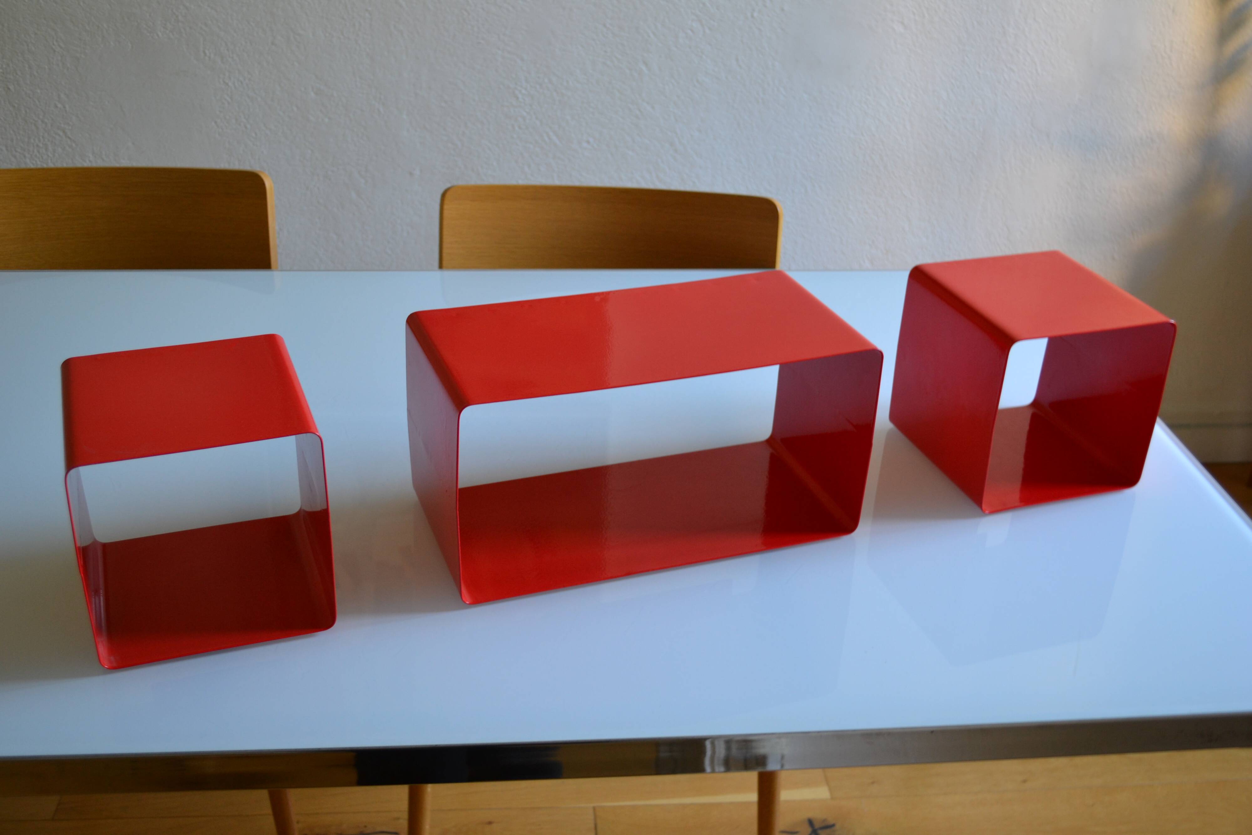 Bibliothèque modulable composée de 3 caissons