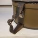 Vintage German Hat Box - Prima Hartplatte - Round and Green Khaki