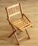 Foldable wooden children stool - Vintage from the 60s