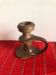 Old stoneware candlestick signed Bastien le Pemp Quimper