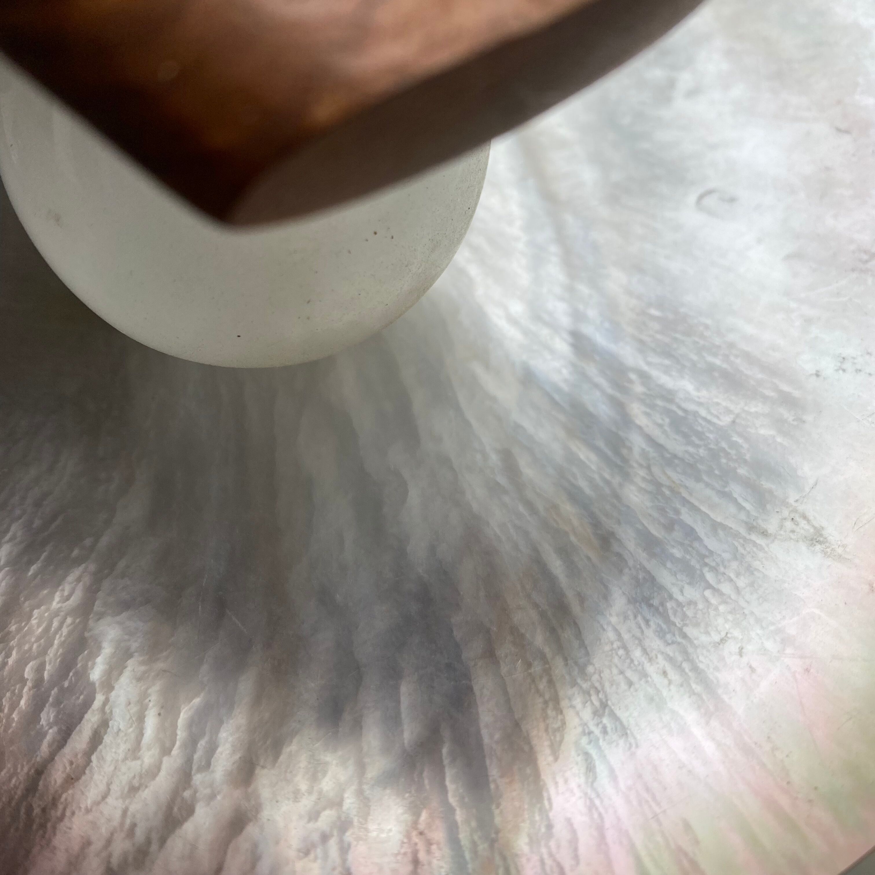 Vintage shell lamp Tahiti