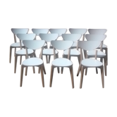 Set of 12 Scandinavian chairs