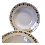 6 antique Villeroy & Boch soup plates in good condition