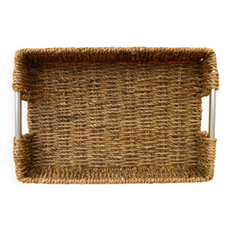 Rattan basket or woven straw