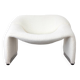Fauteuil Groovy boucle blanc cassé par Pierre Paulin
