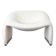 Fauteuil Groovy boucle blanc cassé par Pierre Paulin