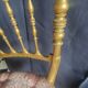 Golden ball chairs