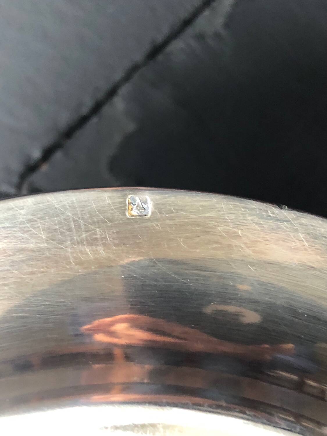 Silver-plated candlestick