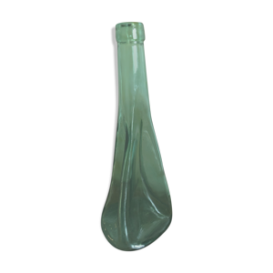 bouteille en verre soufflé - vert