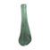 Large free-form green blown glass bottle