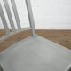Set of 6 Emeco/Metwood navy blue aluminum chairs