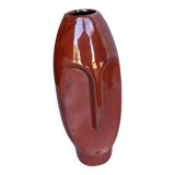 Red designer vase