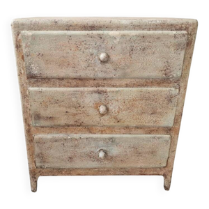 Petite commode aux pigments