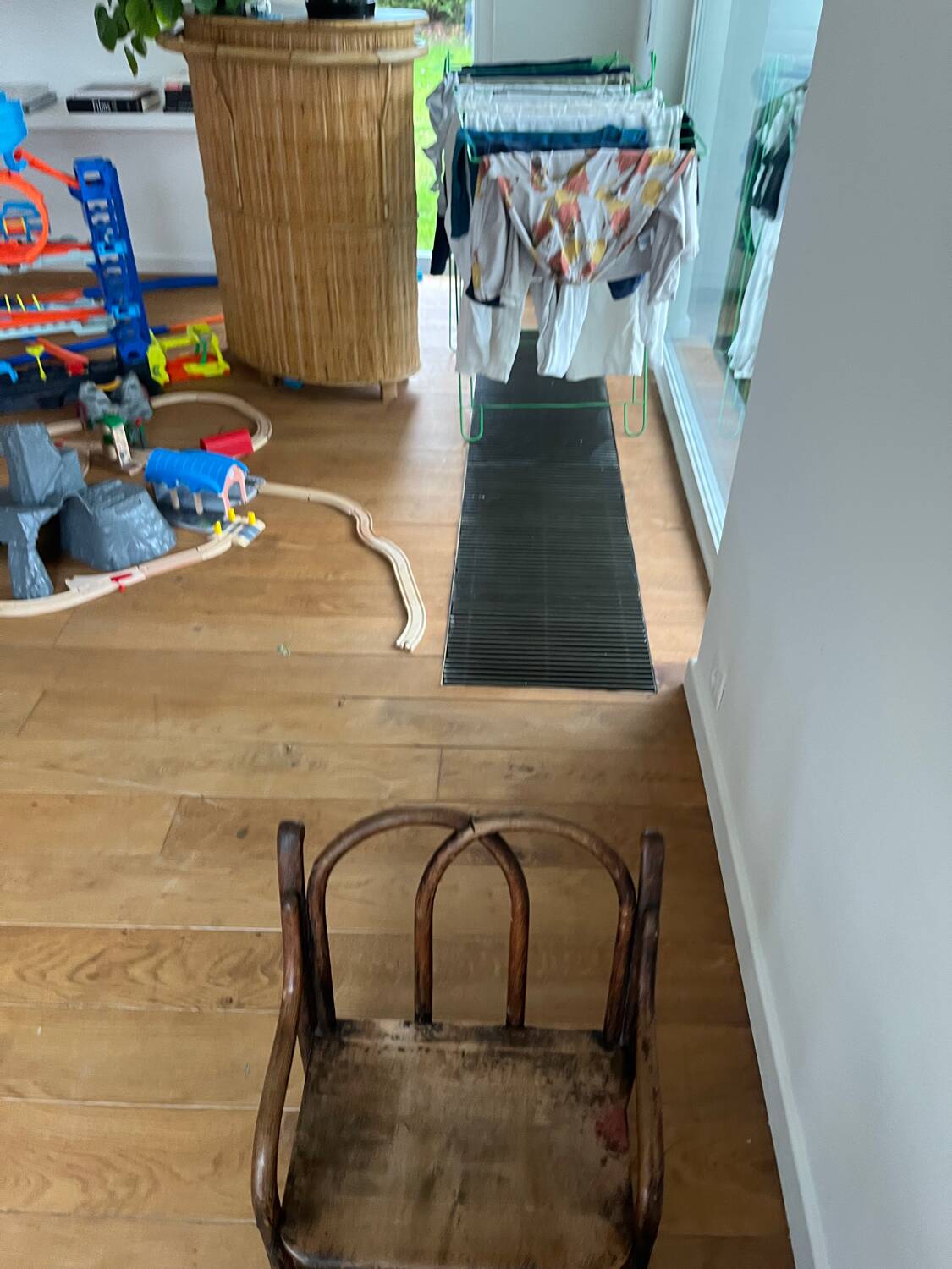 Antique school desk stamped Michael Thonet – early 20th century