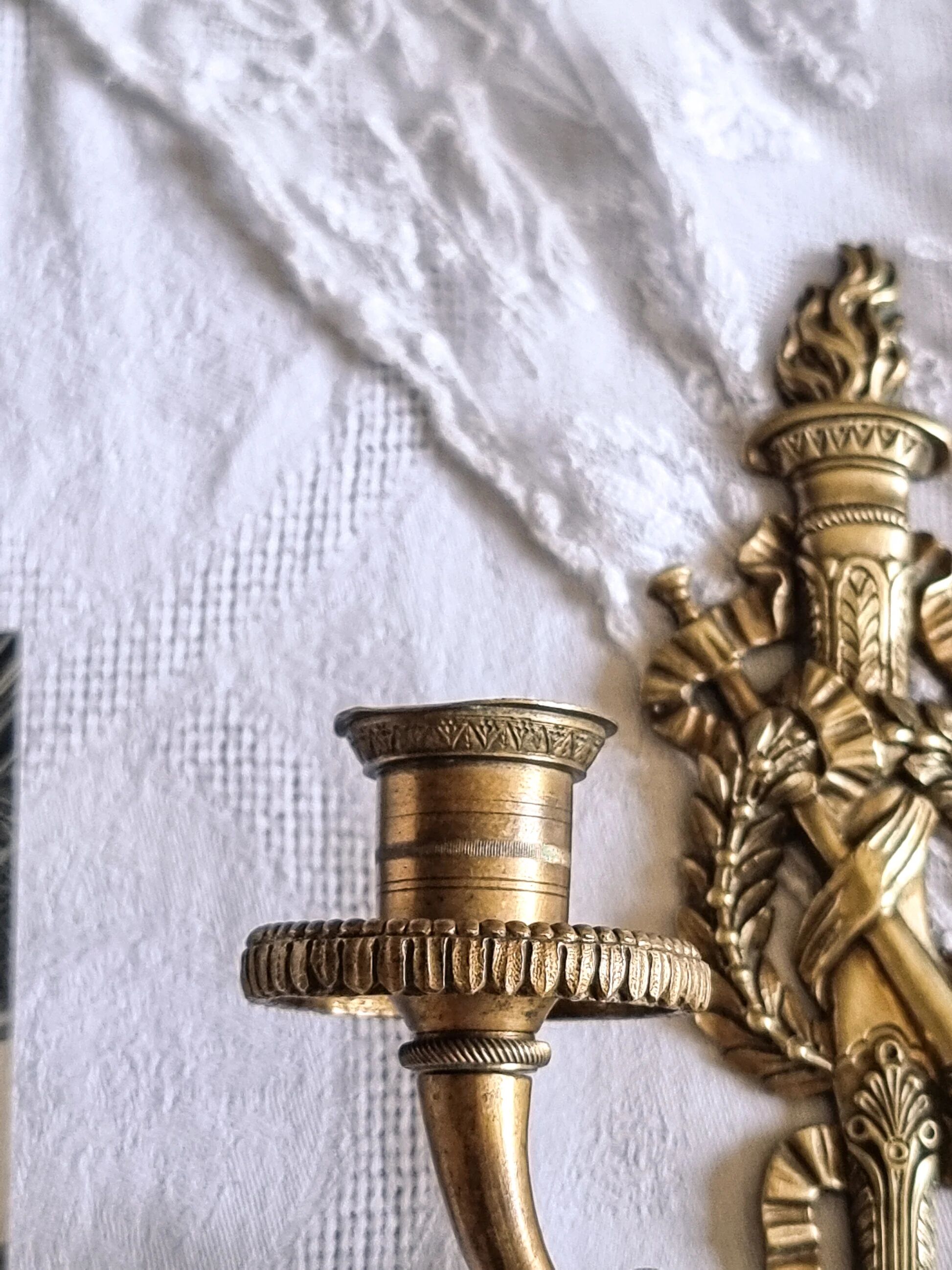 Empire wall sconces