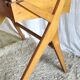 Bureau écolier pieds compas - années 50/60