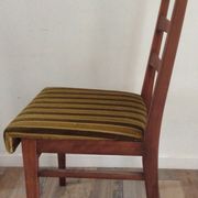 Scandinavian seating vintage velvet chair