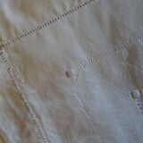 Pair of monogrammed pillow cases A