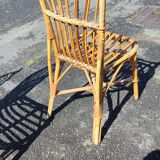 4 rattan chairs from the 1960s