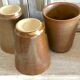 Lot de six mugs Digoin en grès