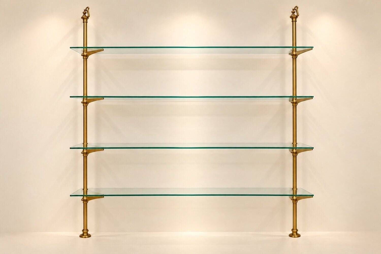 Modular back bar shelf – Period 1900-1920 – Brass and