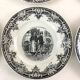 6 talking plates Creil and Montereau