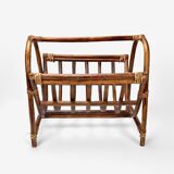 Dark bamboo magazine holders