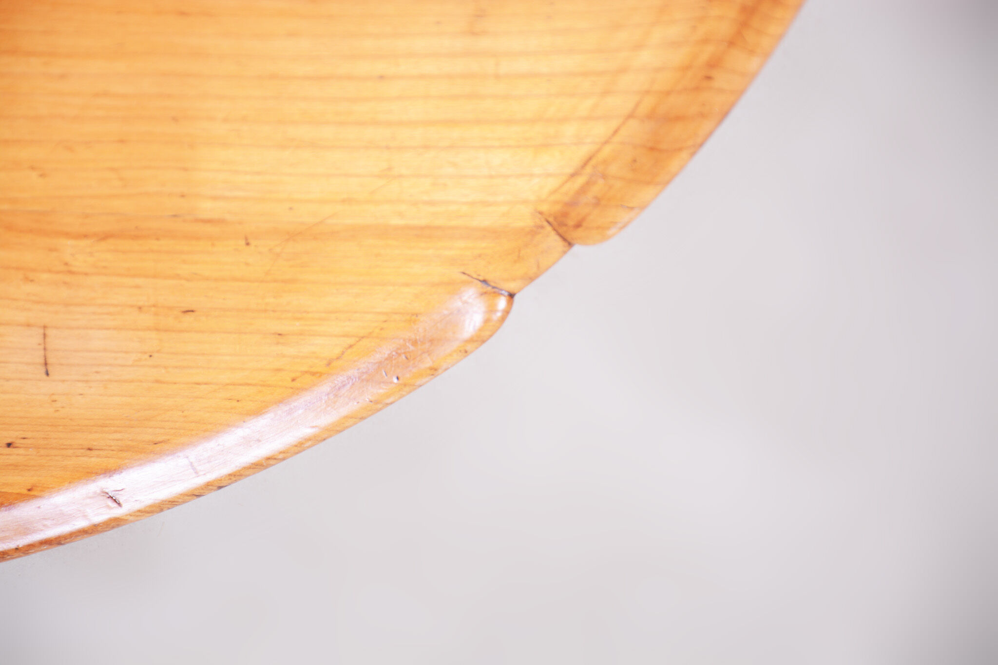 Brown mid century table - czechia 1950