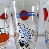 4 collector's glasses The Shadoks
