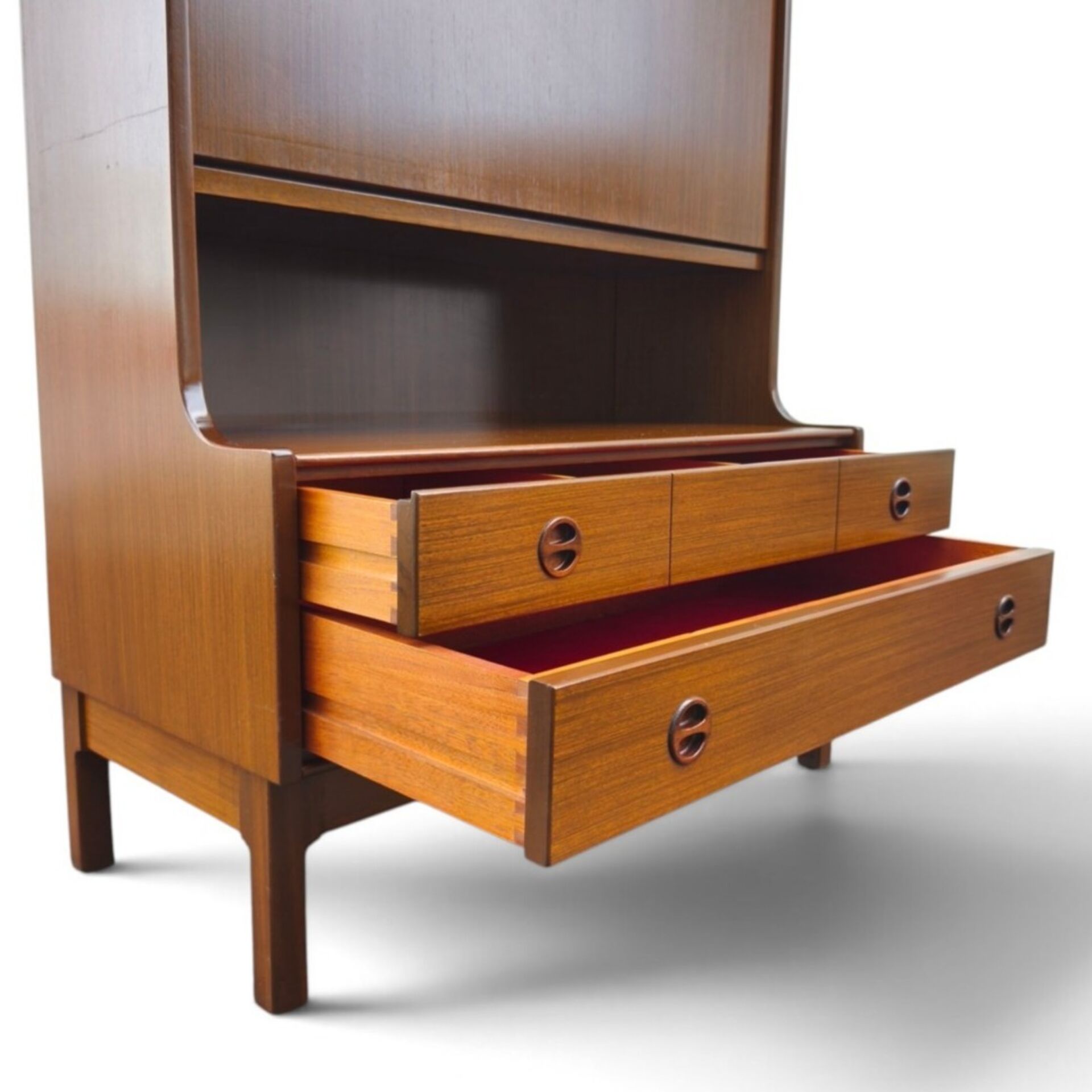 Scandinavian teak bookshelf furniture