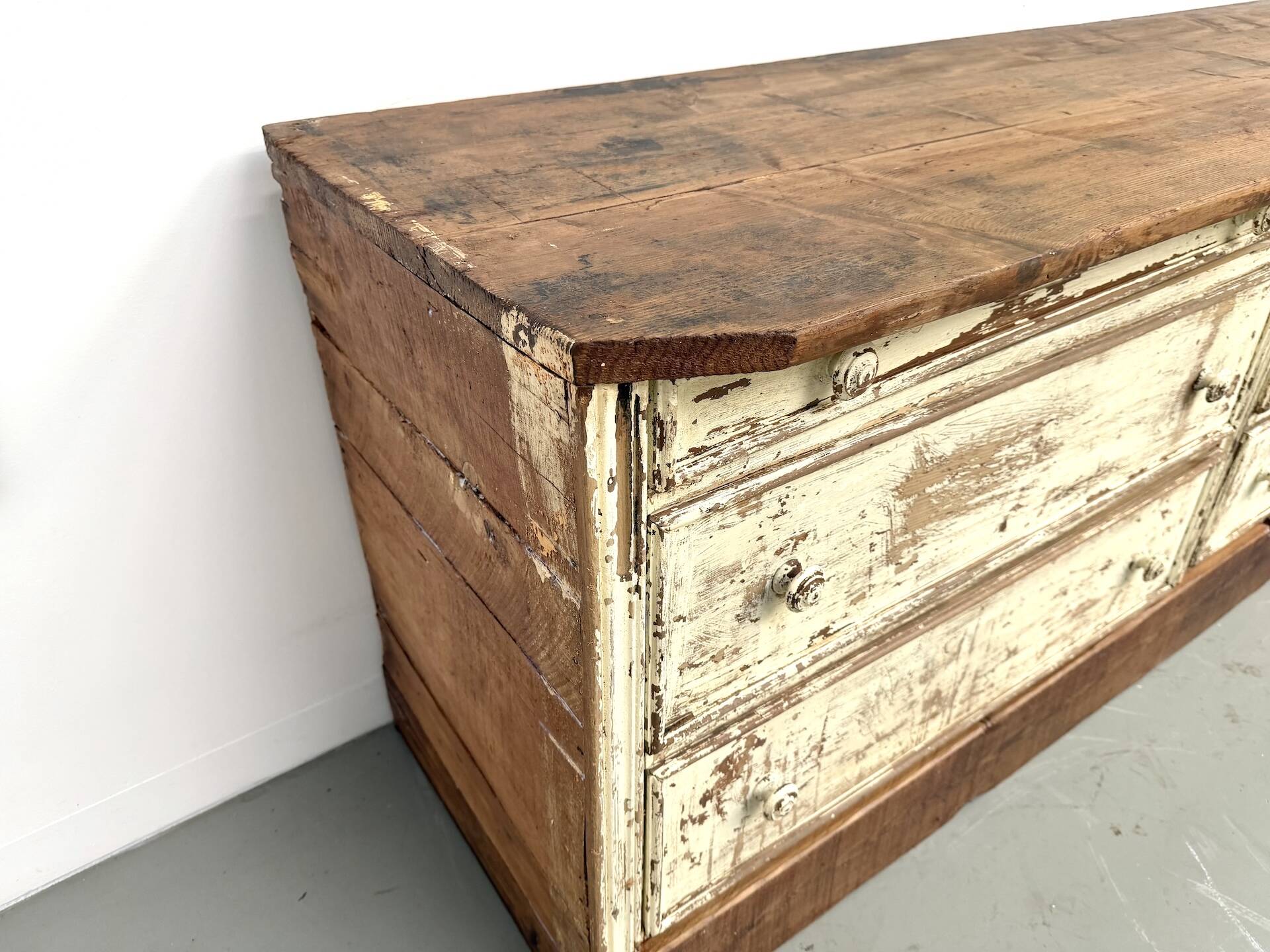 Large antique haberdashery cabinet, circa 1900