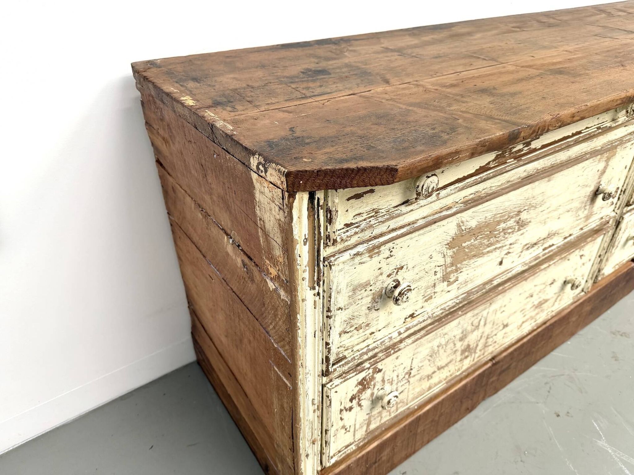 Large antique haberdashery cabinet, circa 1900