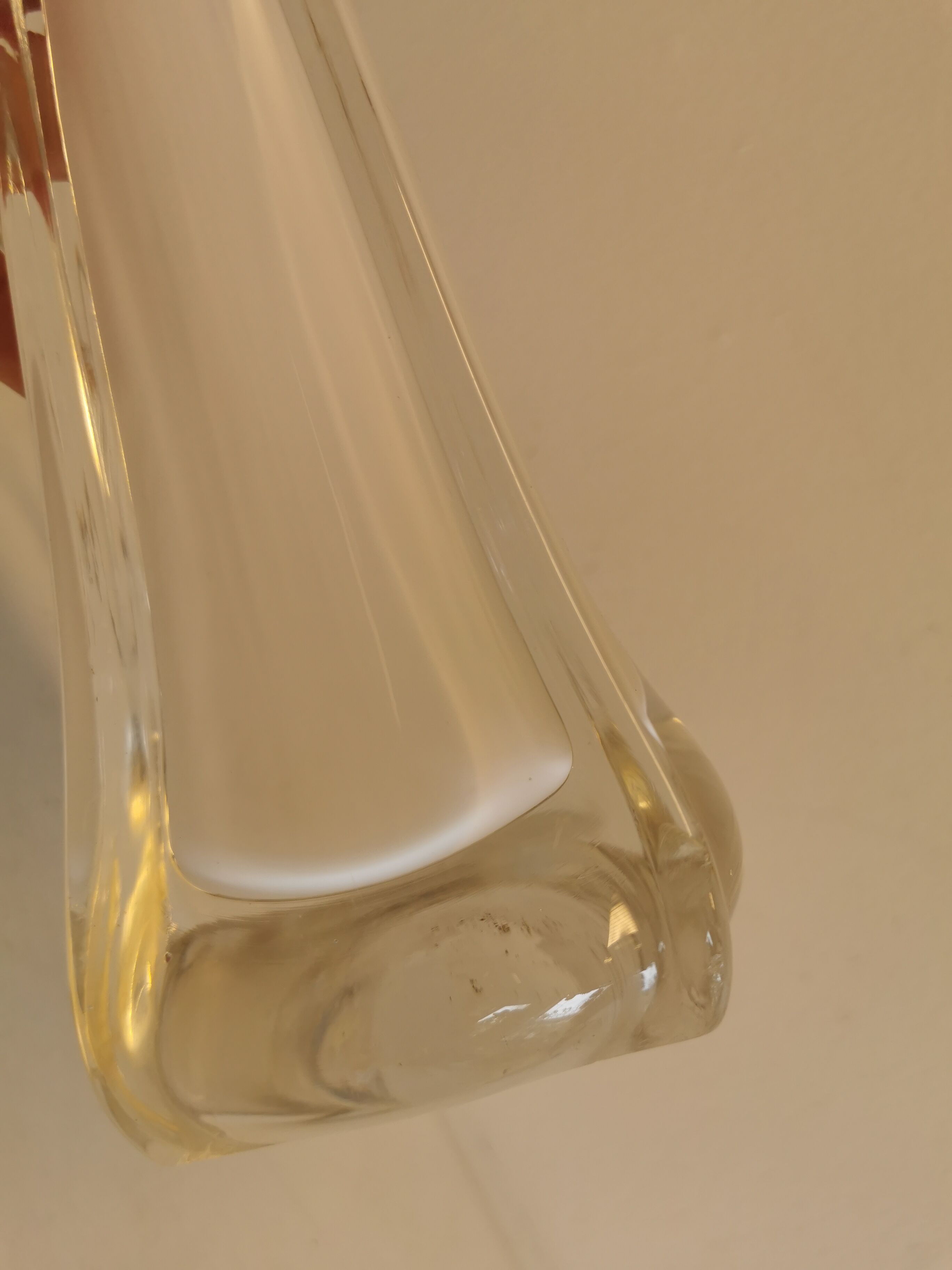 Pied de lampe avec plusieurs couches de verre