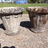 Paire de vases en pierre de Dordogne 19eme