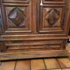 LOUIS XIII CABINET IN DIAMOND-TIP WALNUT 2 DOORS FROM THE 18TH CENTURY