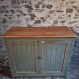 Vintage French pine sideboard – 1930s/1950s