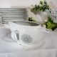 Vierzon porcelain sauce boat