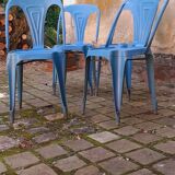 4 industrial chairs from the 50s, Multipl's brand, by Joseph Mathieu