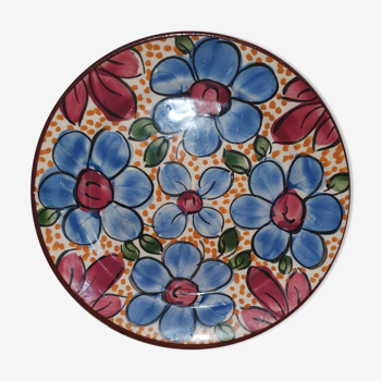 Flowered plate