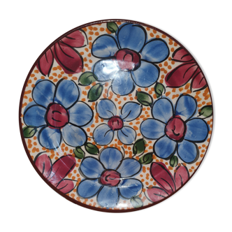Assiette fleurie