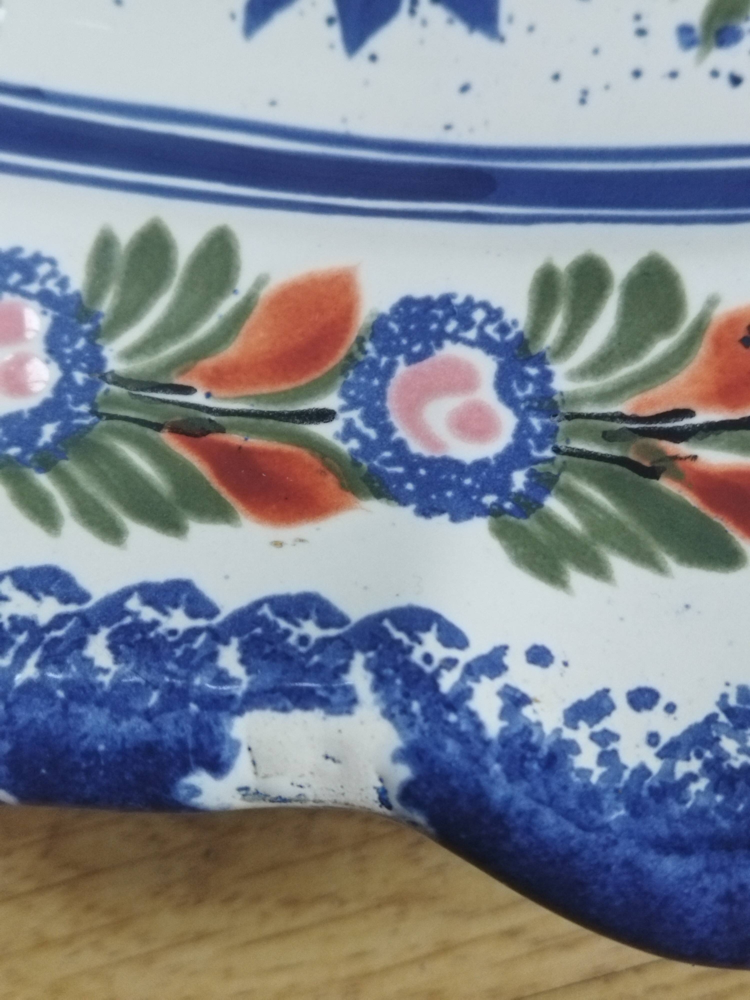 Henriot Quimper dish