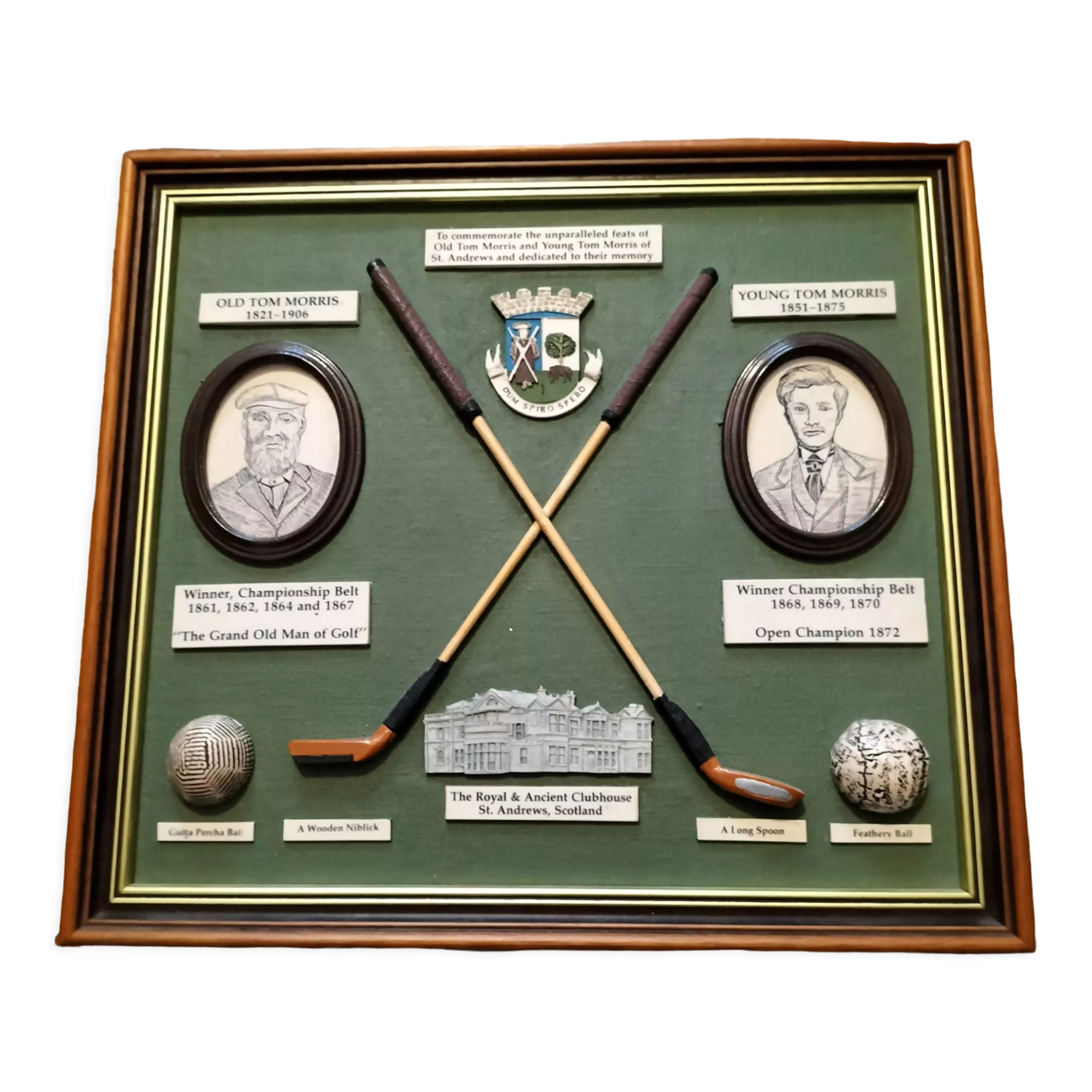 Cadre commémoratif Golf