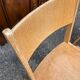 Pair of scandinavian chairs feet compass 1960