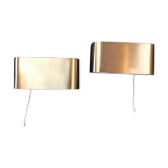 Pair of Golden wall light