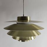 Suspension en laiton Verona Sven Middelboe Nordisk Solar Danemark, années 1970