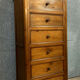 Furniture by trade Cabinet in false pretence of semainier in pine around 1850