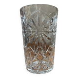 Vintage Marguerite vase in chiseled crystal